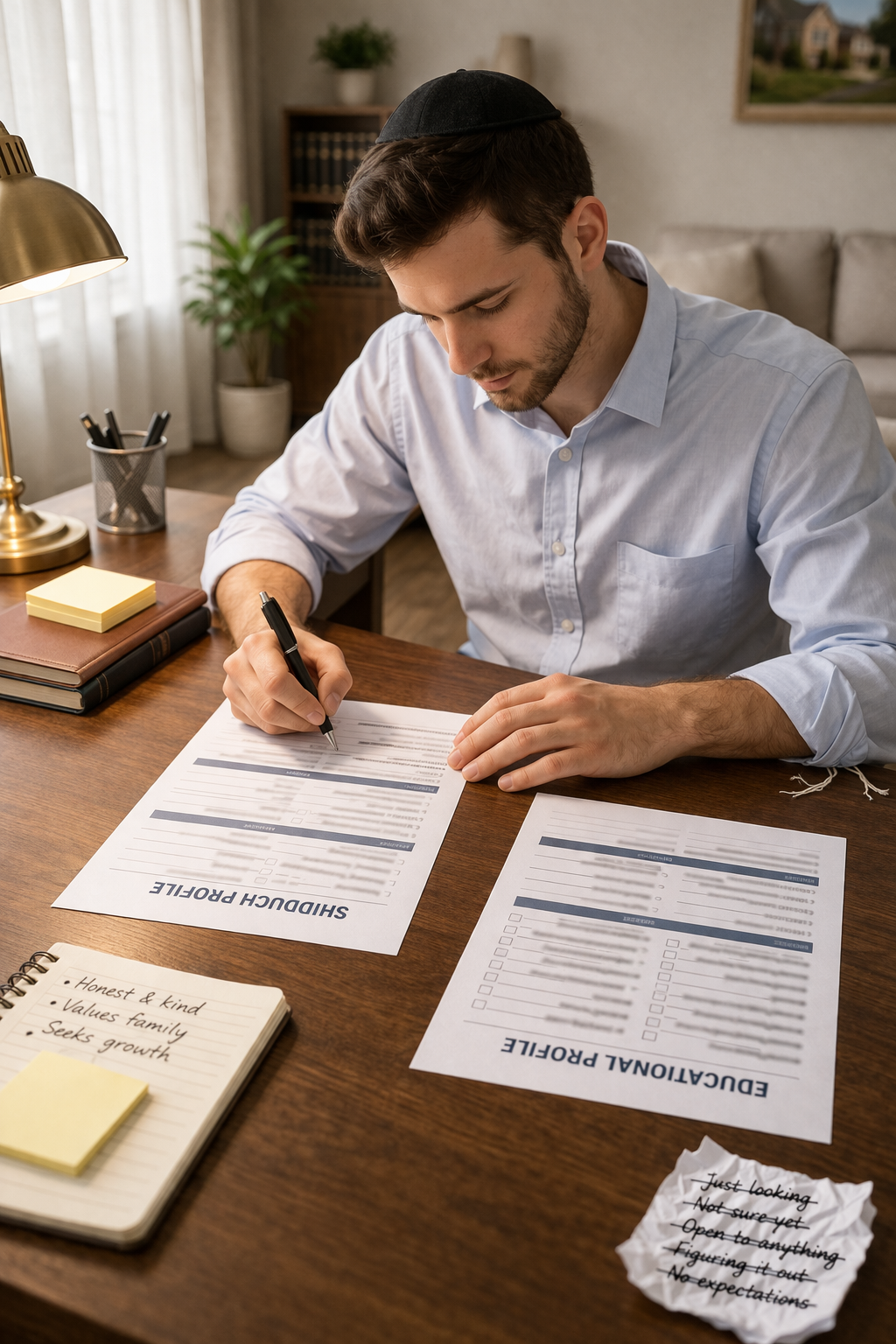 How to Fill Out a Shidduch Profile Correctly